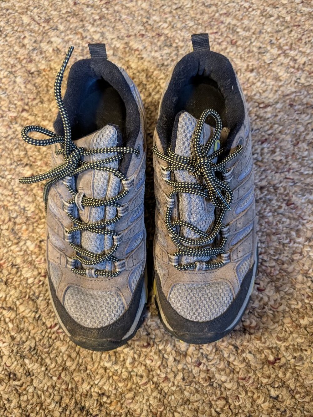Merrell Moab 2 Vent Womens Hiking Shoes Taupe Vibram Sole Size 8.5